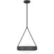 Agate 3 Light 15 inch Matte Black Pendant Ceiling Light