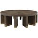 Revolve 60.25 X 60.25 inch Brown Cocktail Table