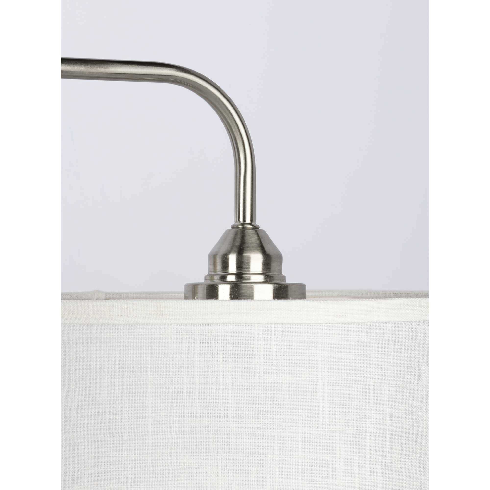 Kempsey 24 inch 75.00 watt Brushed Nickel Swing Arm Wall Bracket Wall Light