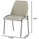 Suez Onyx and Taupe Dining Chair