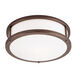 Conga LED 16 inch Bronze Flush Mount Ceiling Light