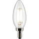 Lumos LED Candelabra 5.5 watt 120 3000K LED Filament, LED Filament