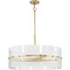 Seville 6 Light 27.87 inch Soft Gold Chandelier Ceiling Light, Design Series
