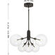 Contemporary LED 26.75 inch Oil Rubbed Bronze Chandelier Ceiling Light