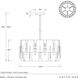 Lumora 6 Light 23 inch Smoke and Blackened Iron Chandelier Ceiling Light