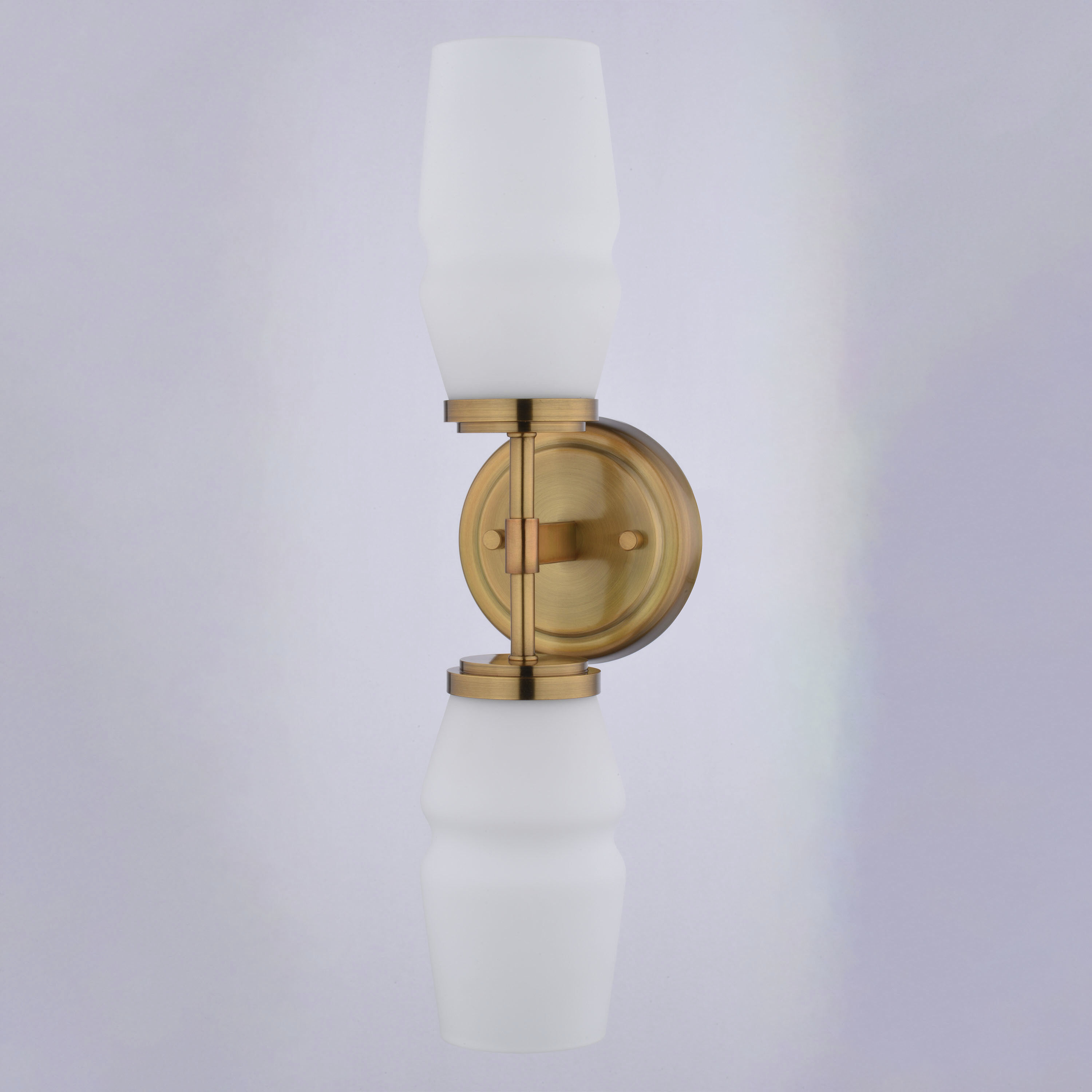 Warren 2 Light 4.75 inch Brushed Brass Wall Light