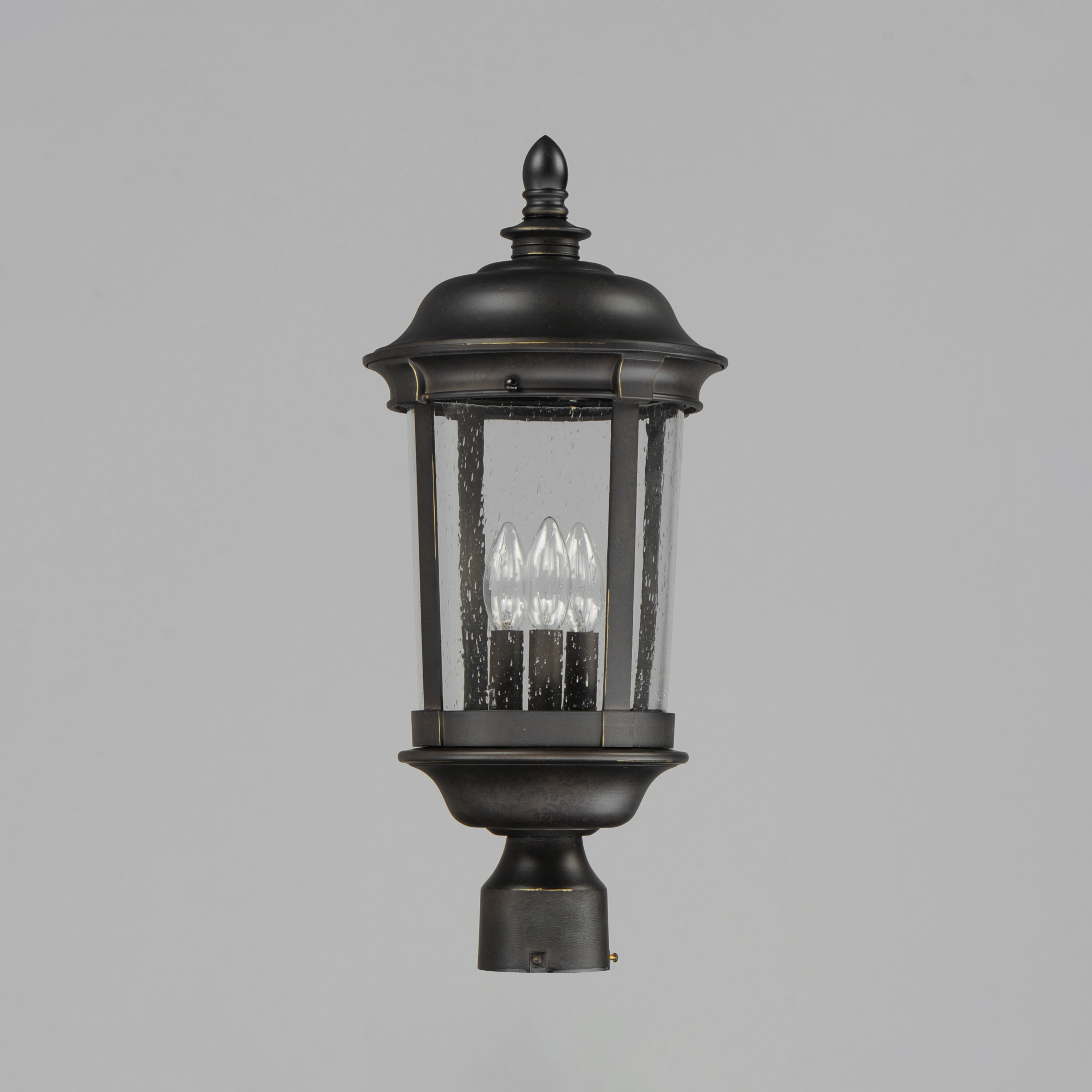 Dover DC 3 Light 21 inch Bronze Outdoor Pole/Post Lantern