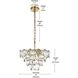 Adaline 6 Light 16 inch Satin Gold Chandelier Ceiling Light