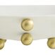 Katherine Ivory and Antique Brass Centerpiece