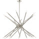 Soho 20 Light 38 inch Brushed Nickel Chandelier Ceiling Light