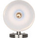 Talia 1 Light 9 inch Brushed Nickel/Matte Black Vanity Light Wall Light