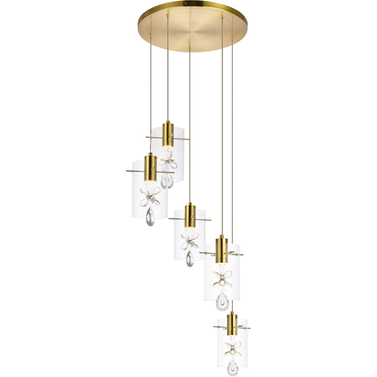 Hana 5 Light 18.97 inch Pendant
