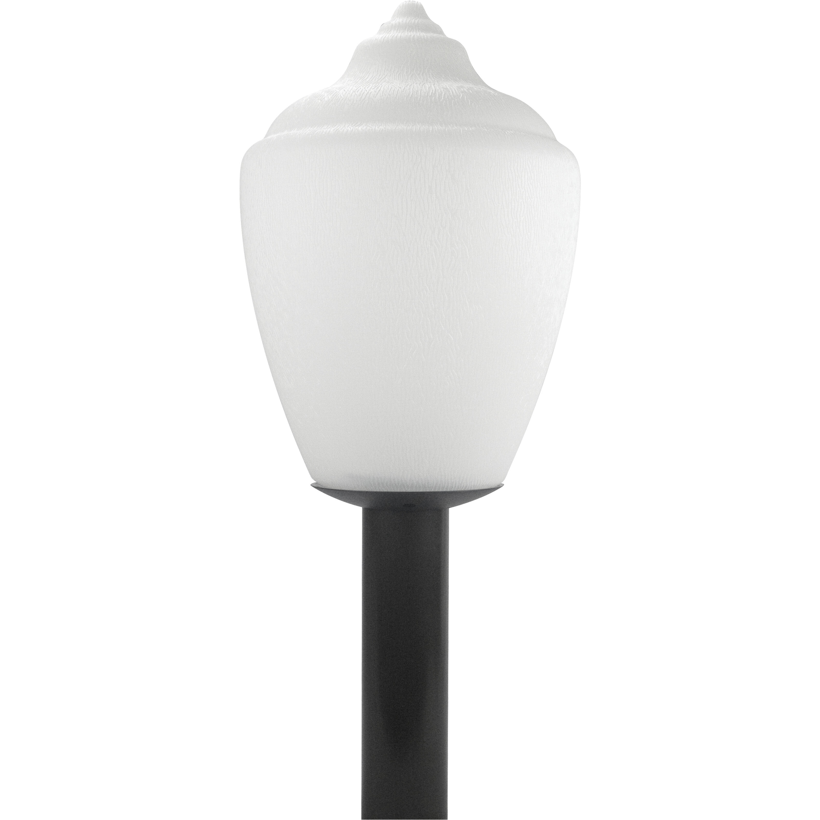 Etch 1 Light 16 inch Black Outdoor Post Light