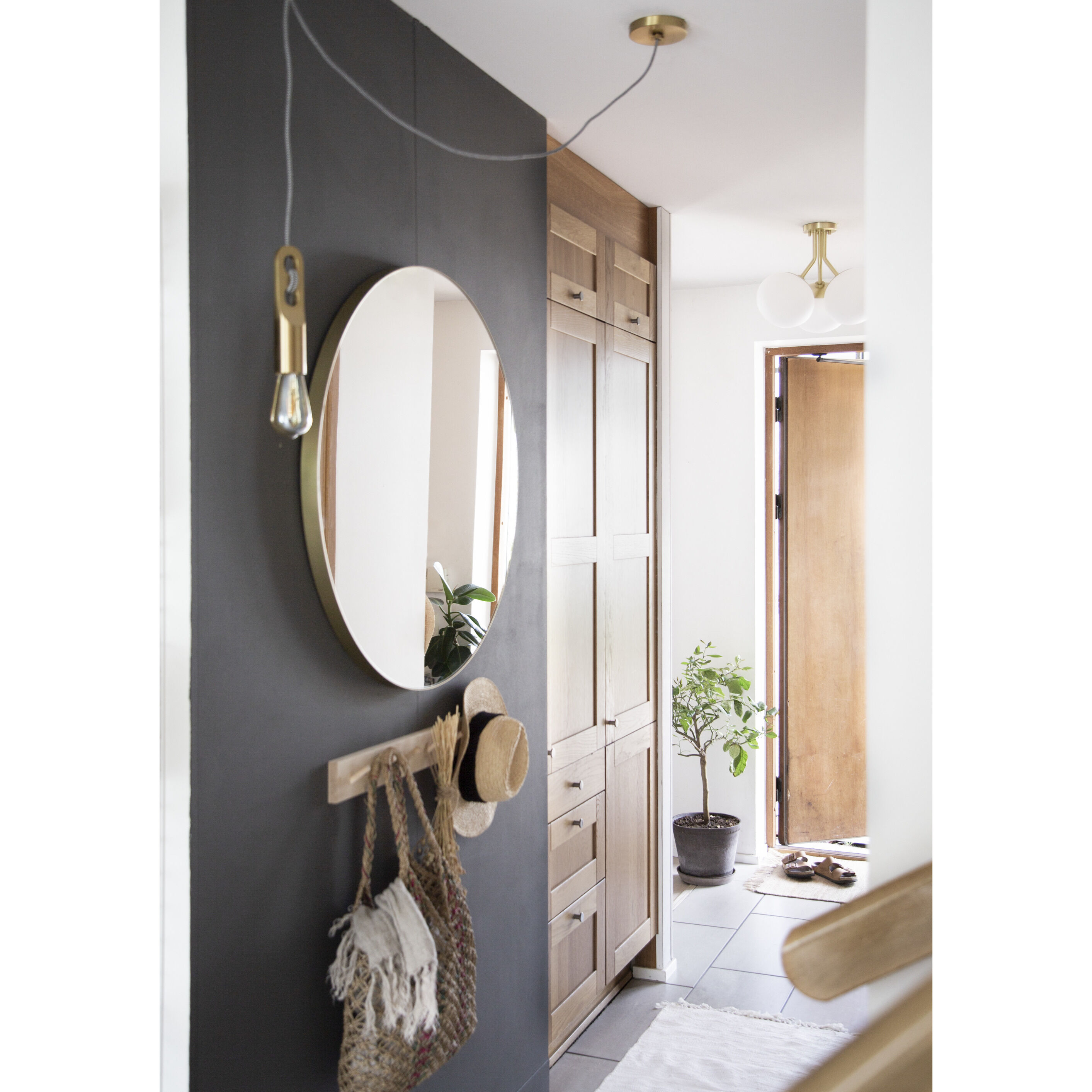 Estee 3 Light 19 inch Aged Brass Semi Flush Ceiling Light