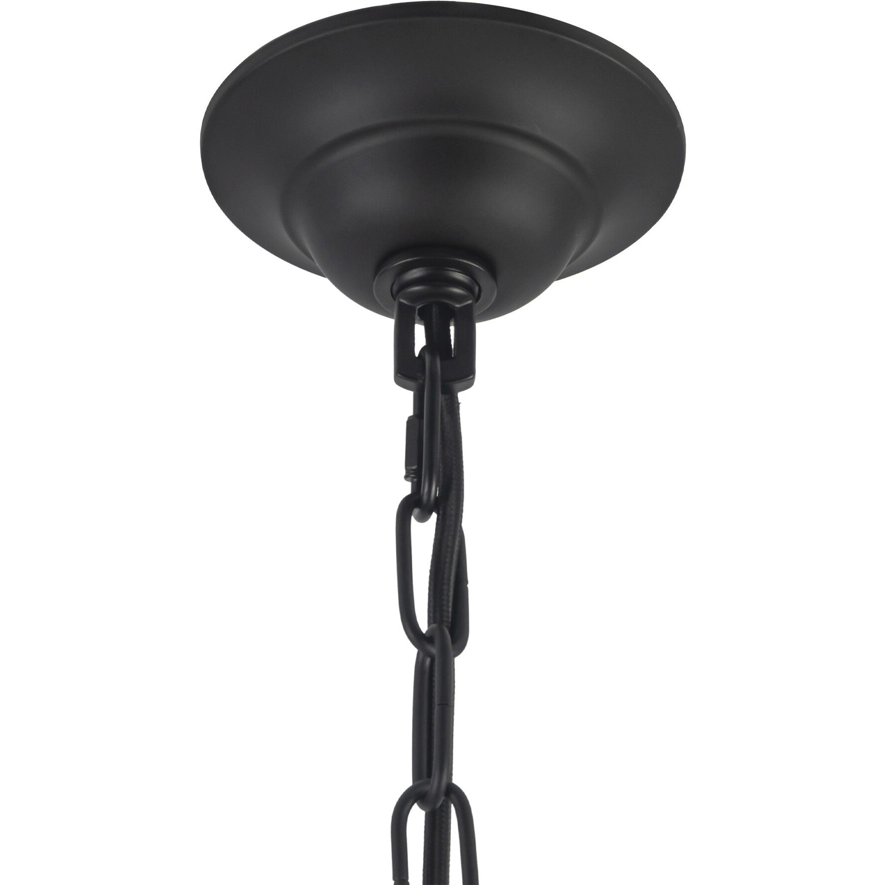 Alora Mood Crosby 4 Light 33 inch Matte Black Chandelier Ceiling Light