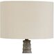 Stratum 26.5 inch 100.00 watt Concrete with Distressed Gray and Dark Bronze Outdoor Table Lamp