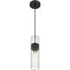 Nash 3 inch Matte Black Pendant Ceiling Light