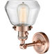 Franklin Restoration Fulton LED 7 inch Antique Copper Sconce Wall Light, Franklin Restoration