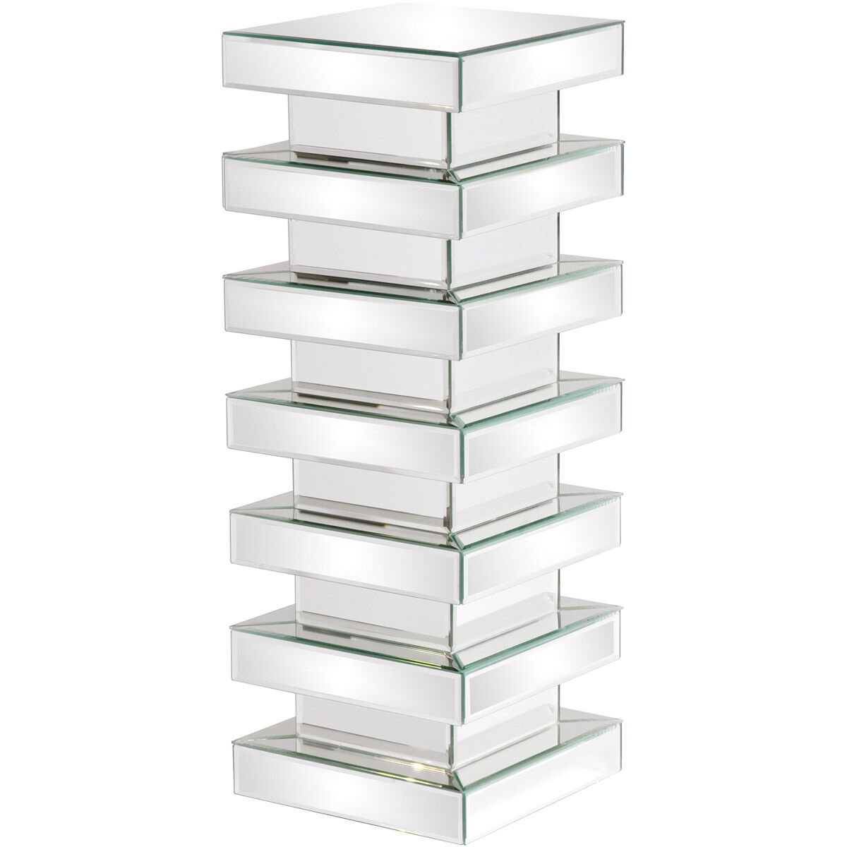 Stepped 36 X 12 inch Mirror Pedestal