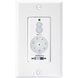 AireControl White Wall Mount Fan Control
