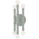 Robert Abbey Kane 6 Light 5.25 inch Celadon with Polished Nickel Wall Sconce Wall Light CL76 - Open Box