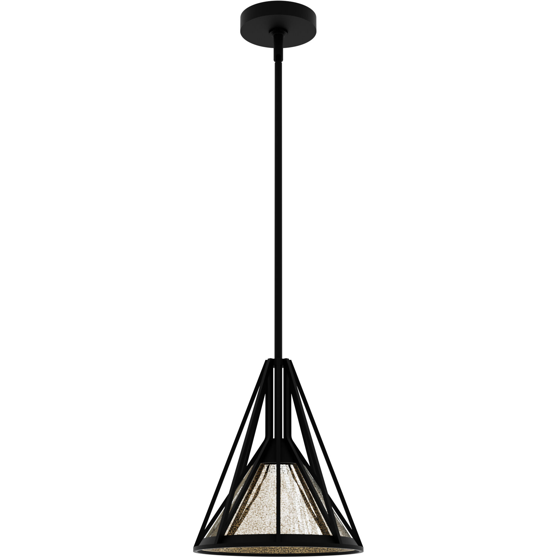 Rafner 1 Light 10.25 inch Natural Black Iron Pendant Ceiling Light
