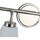 Zoey 4 Light 30.25 inch Polished Nickel Bathroom Vanity Wall Light