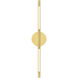 Oskil LED 24 inch Satin Gold Wall Light