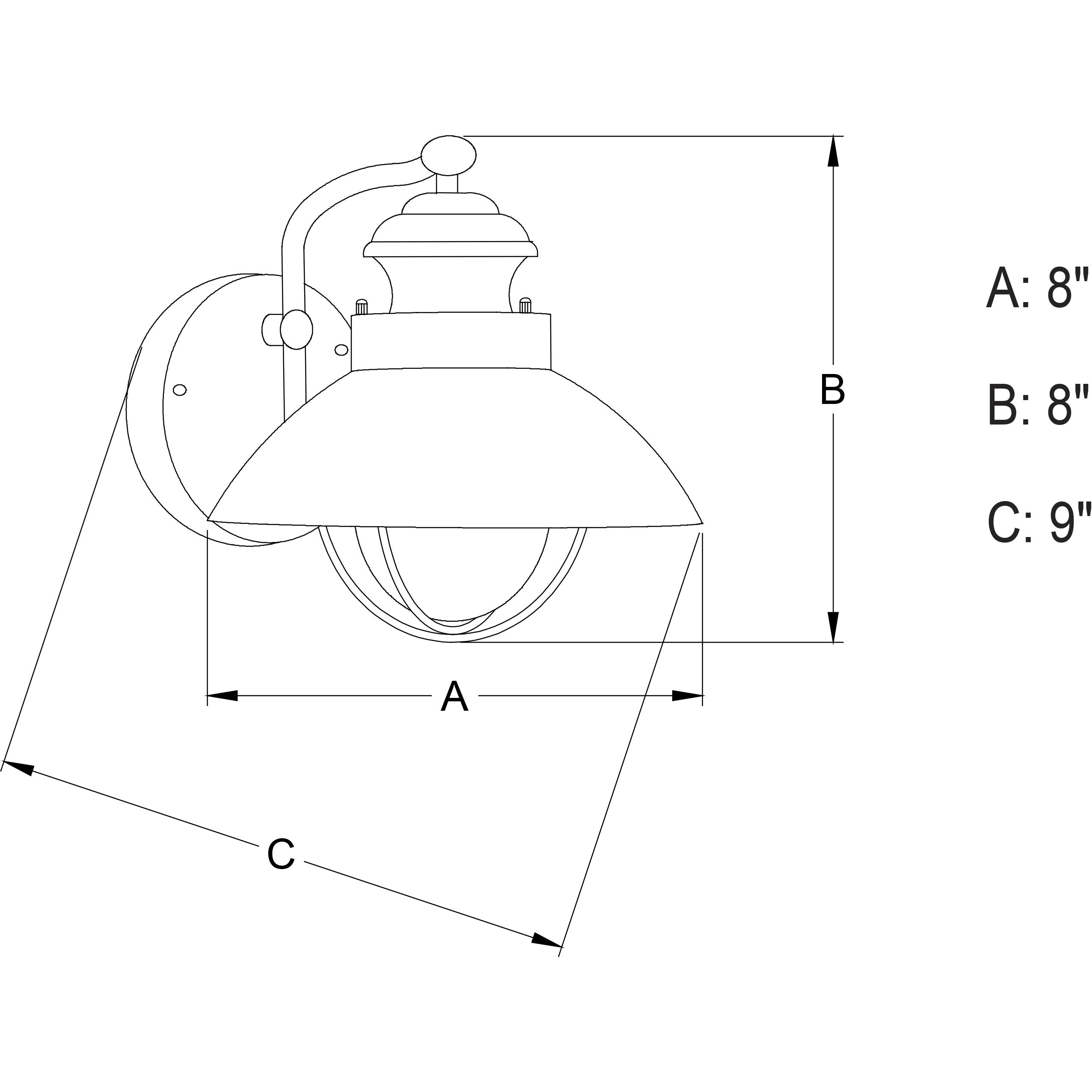 Harwich LED 8 inch Textured Gray Outdoor Wall