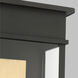 C&M by Chapman & Myers Cupertino 2 Light 19.13 inch Textured Black Outdoor Wall Lantern