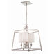 Sylvan 4 Light 16 inch Polished Nickel Lantern Chandelier Ceiling Light