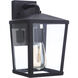 Olsen 1 Light 12 inch Midnight Outdoor Wall Lantern