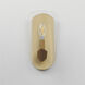 Armory 1 Light 5.75 inch Natural Aged Brass Wall Sconce Wall Light