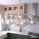 Saddle Creek 5 Light 24 inch Brushed Nickel Chandelier Ceiling Light