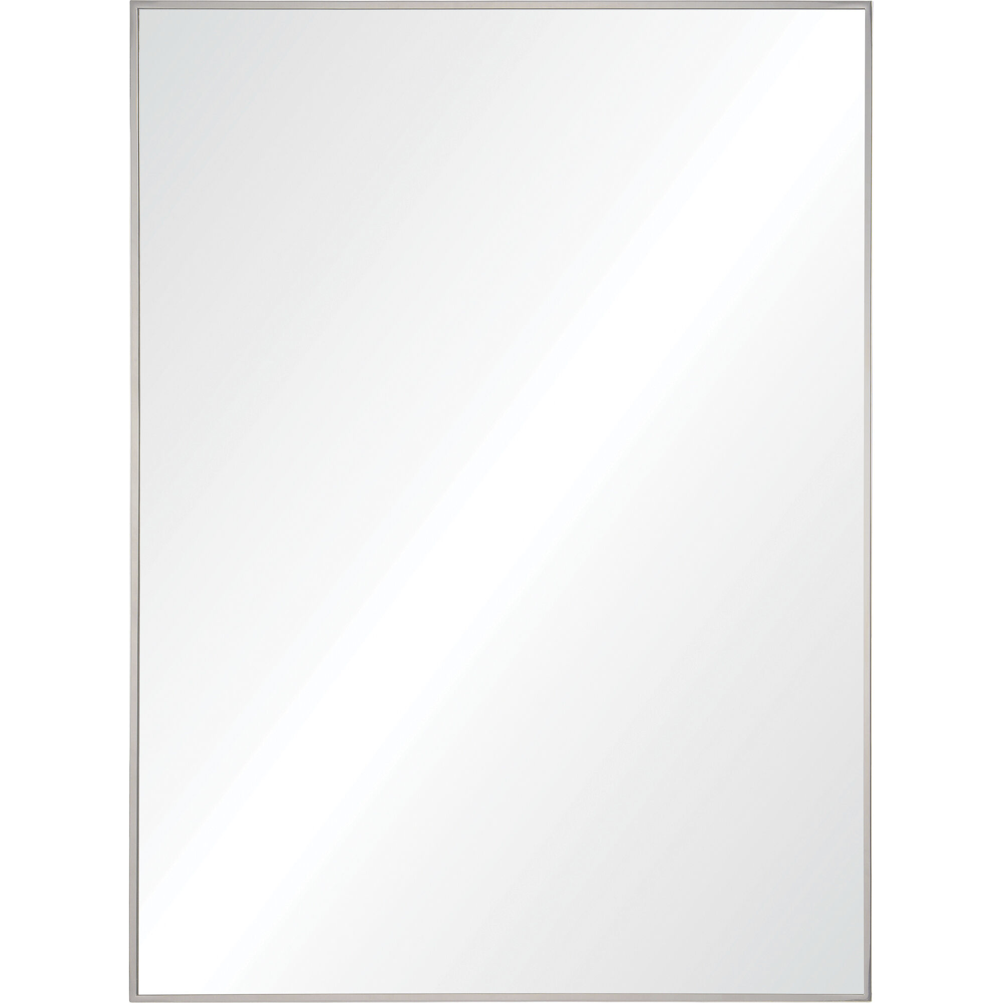 Carmelle 40 X 30 inch Grey Wall Mirror