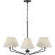 Chadwick 6 Light 34 inch Espresso Chandelier Ceiling Light