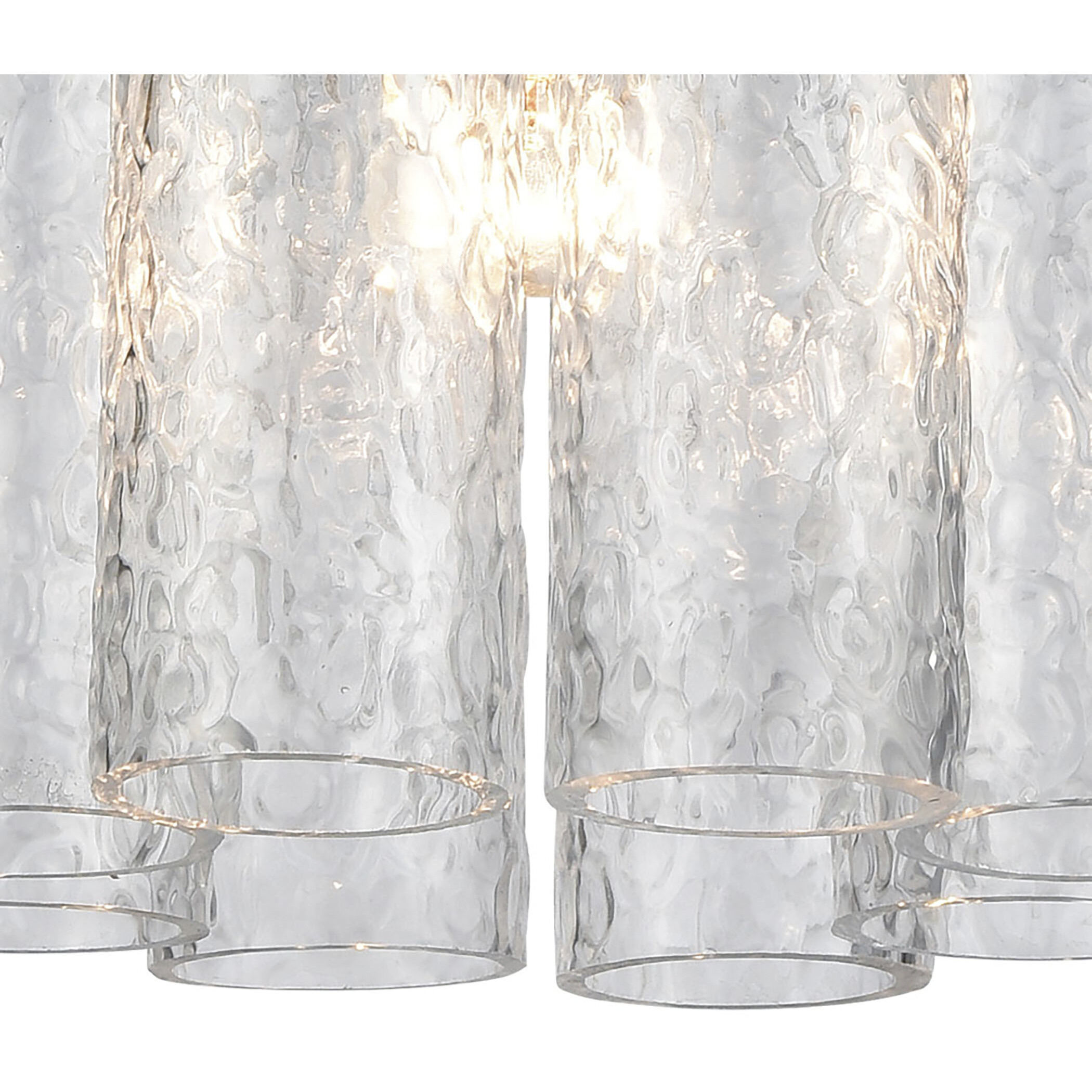 Glass Symphony 1 Light 10 inch Polished Chrome Mini Pendant Ceiling Light