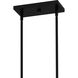 Telfair 8 Light 36 inch Matte Black Island Light Ceiling Light