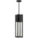 Shelter LED 8 inch Black Outdoor Hanging Lantern, Extra Large