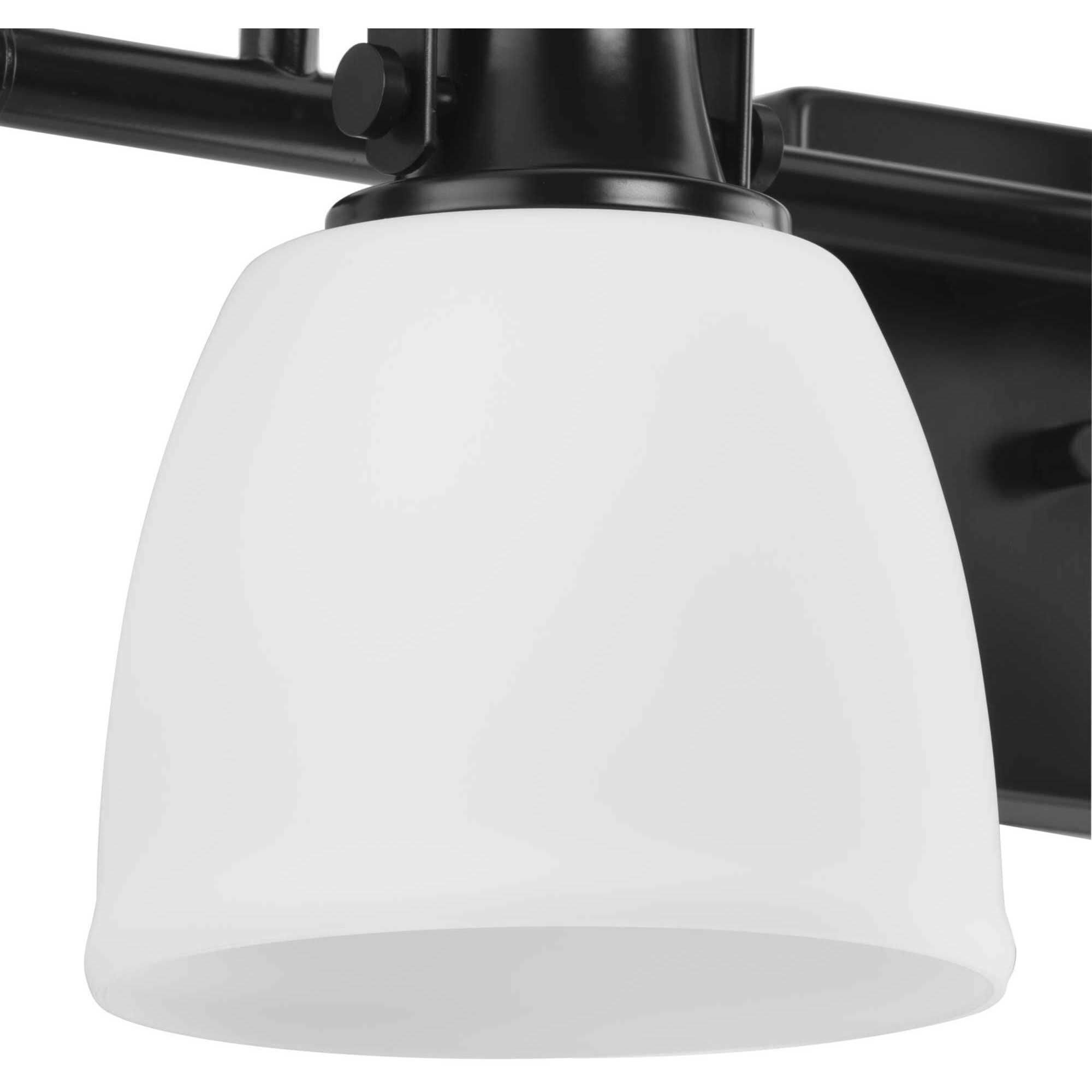 Preston 3 Light 22.12 inch Matte Black Vanity Light Wall Light