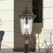 Havenwood 4 Light 26 inch Tavira Bronze And Alder Silver Outdoor Post Mount, Great Outdoors 