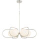 Belmont 6 Light 30 inch Polished Nickel Chandelier Ceiling Light