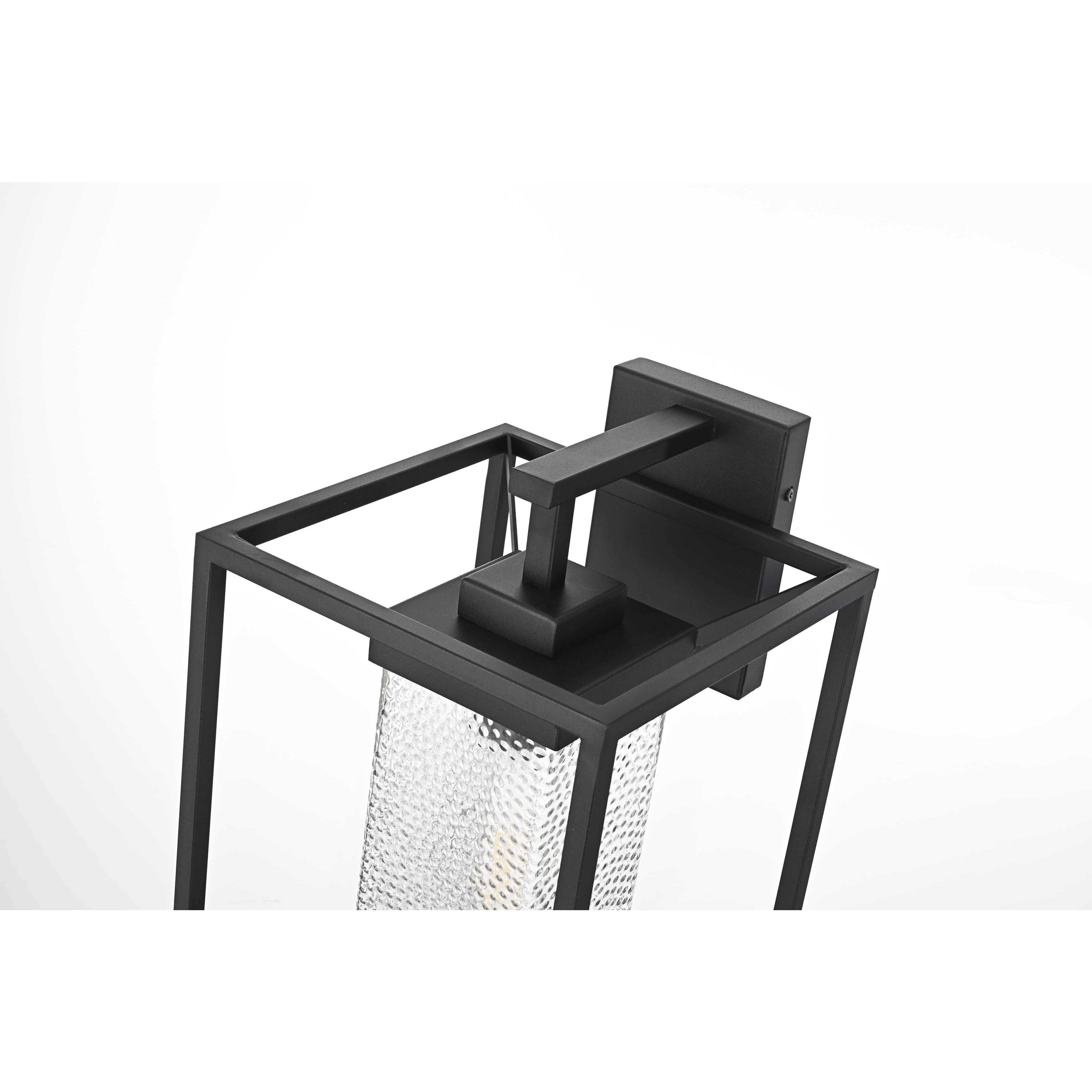 Willington 1 Light 17 inch Black Outdoor Wall Sconce