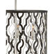 Portico 9 Light 19 inch Glacial with Metallic Matte Bronze Indoor Chandelier Ceiling Light