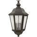 Estate Series Edgewater 3 Light 10 inch Oil Rubbed Bronze Outdoor Hanging Lantern in Non-LED