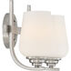 Shyloh 2 Light 14 inch Brushed Nickel Bath Light Wall Light