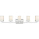 Tidal 5 Light 40 inch Chrome Vanity Wall Light