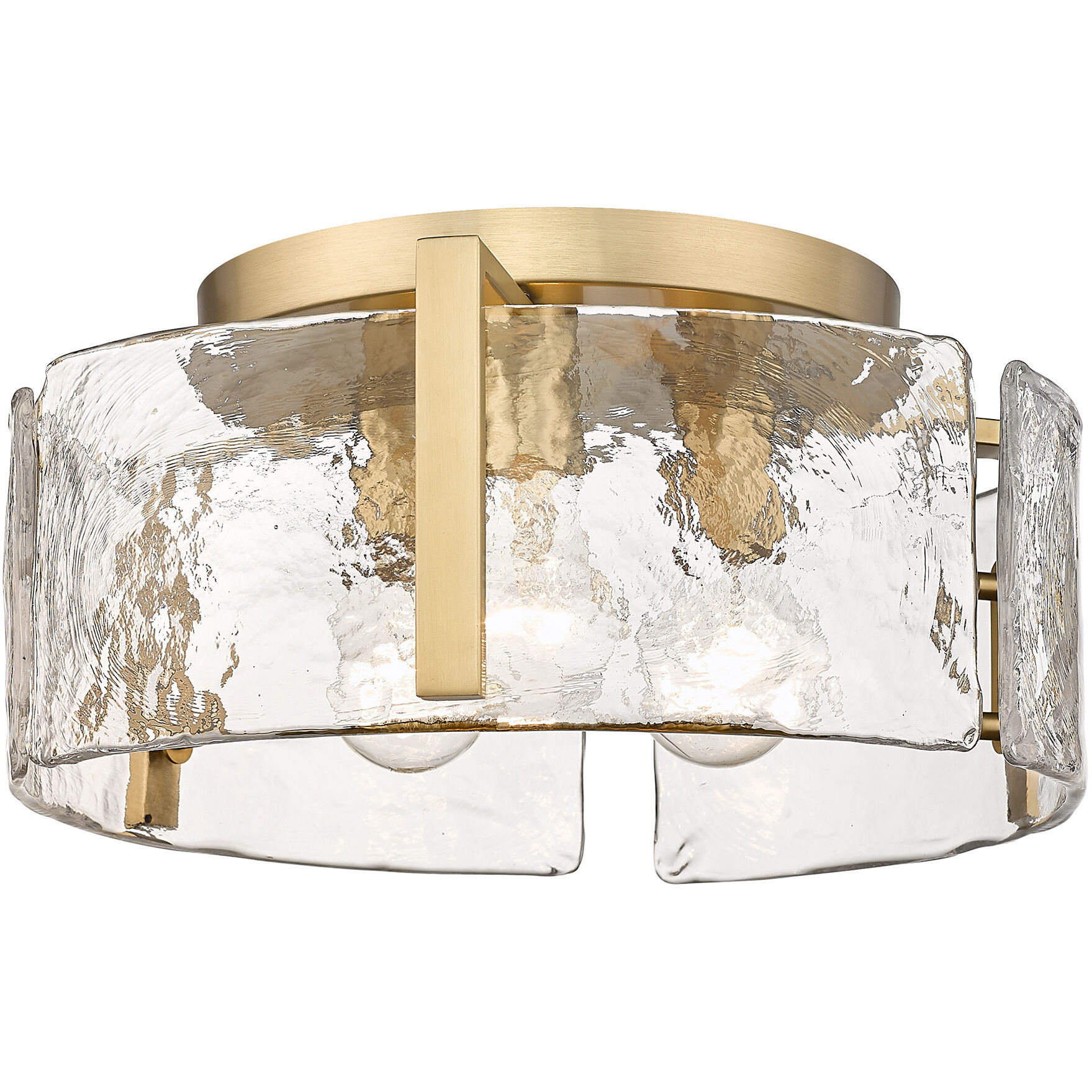 Aenon 3 Light 15 inch Pewter Flush Mount Ceiling Light