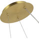 Sherlock 6 Light 32 inch Satin Brass Pendant Ceiling Light