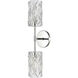 Forma de Crystal 2 Light 5 inch Polished Chrome Sconce Wall Light